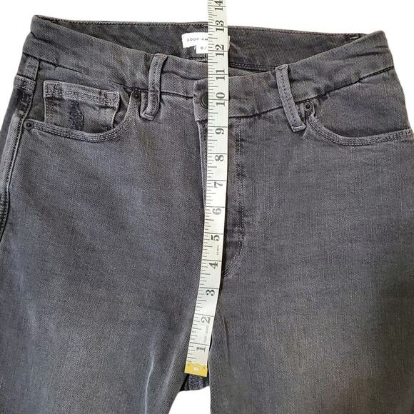 Good American The Good Curve Skinny Crossover Jean in BLACK264 6/28 raw … - Picture 11 of 13